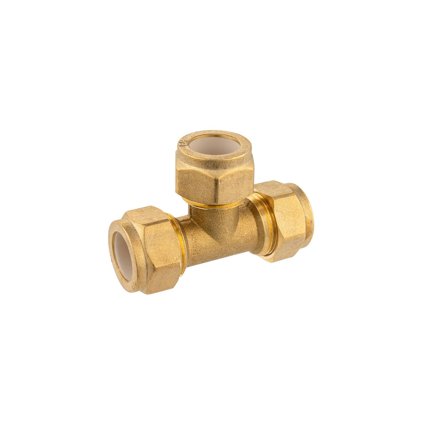 Brasshards Brass Compression Tee - 20c x 20c x 20c