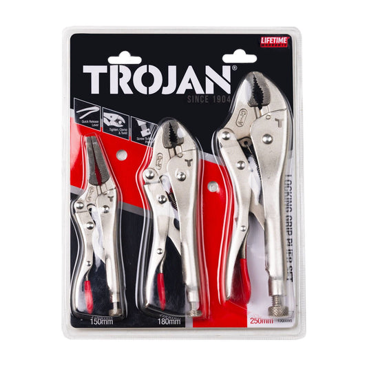Trojan Locking Plier Set 3 Piece