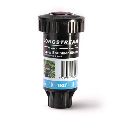Holman Longstream Rotating Pop Up Sprinkler - 50mm - 1/2 Circle