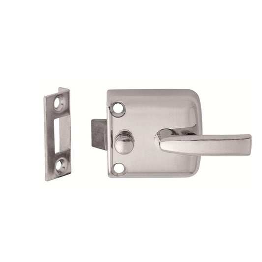 Lockwood Screen Door Latches - 19-38mm - Zinc Diecast - Satin Finish