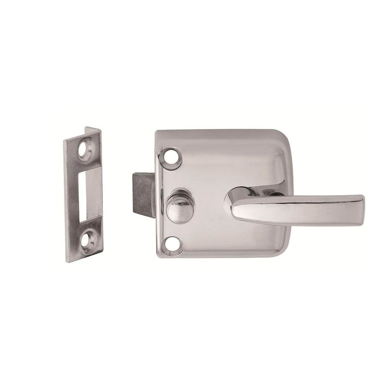Lockwood 300 Series Satin Chrome Pearl Screen Door Latch