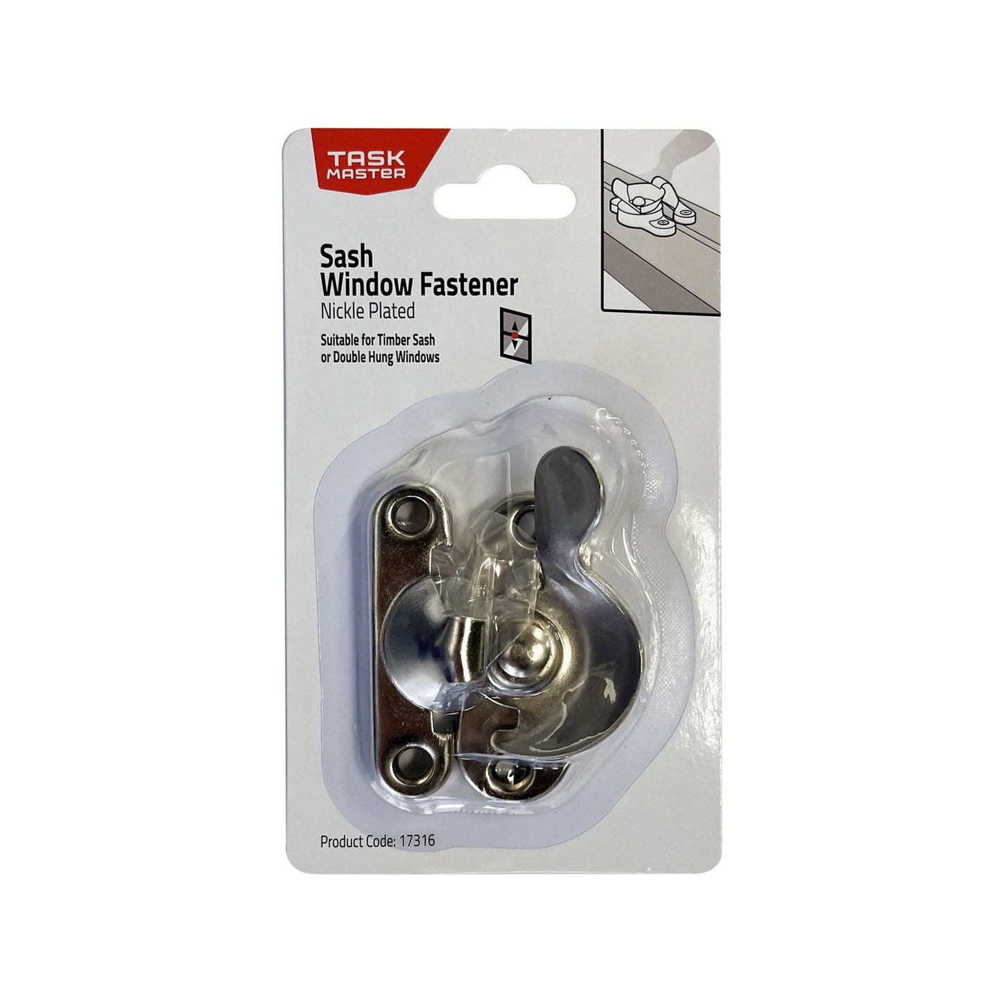Taskmaster Window Sash Fastener - 45 x 23 x 75mm
