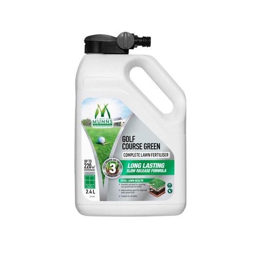 Munns Professional Golf Course Green Lawn Fertiliser 2.4L