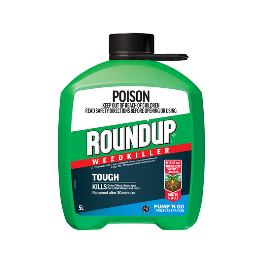 Roundup Tough Spray Ready Weedkiller - 5L
