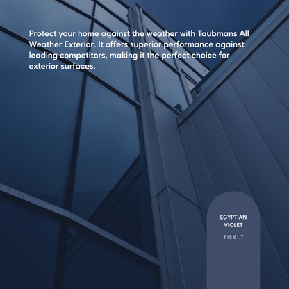 Taubmans All Weather Exterior Paint - 4L - Dark - Low Sheen