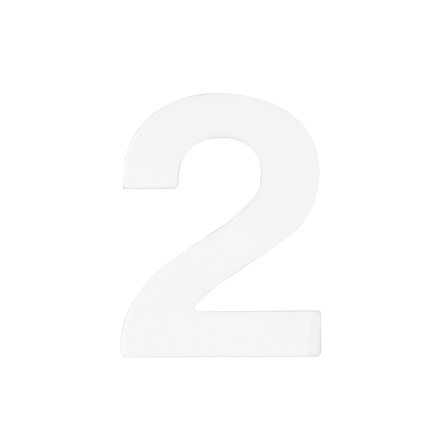 Sandleford Mode White Self Adhesive Number 2 - 50mm
