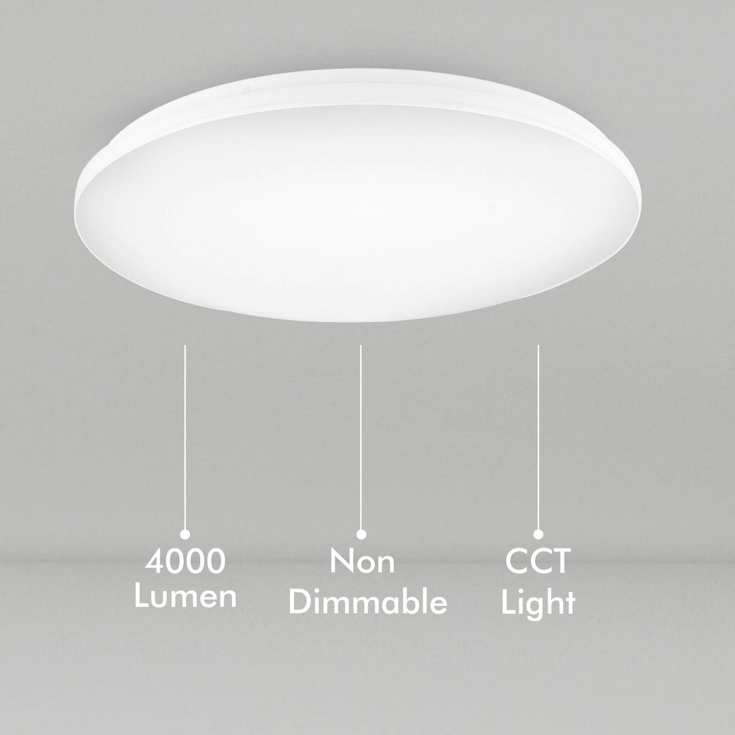 Verve Design Eime LED Ceiling Light - 36W - 49cm - White