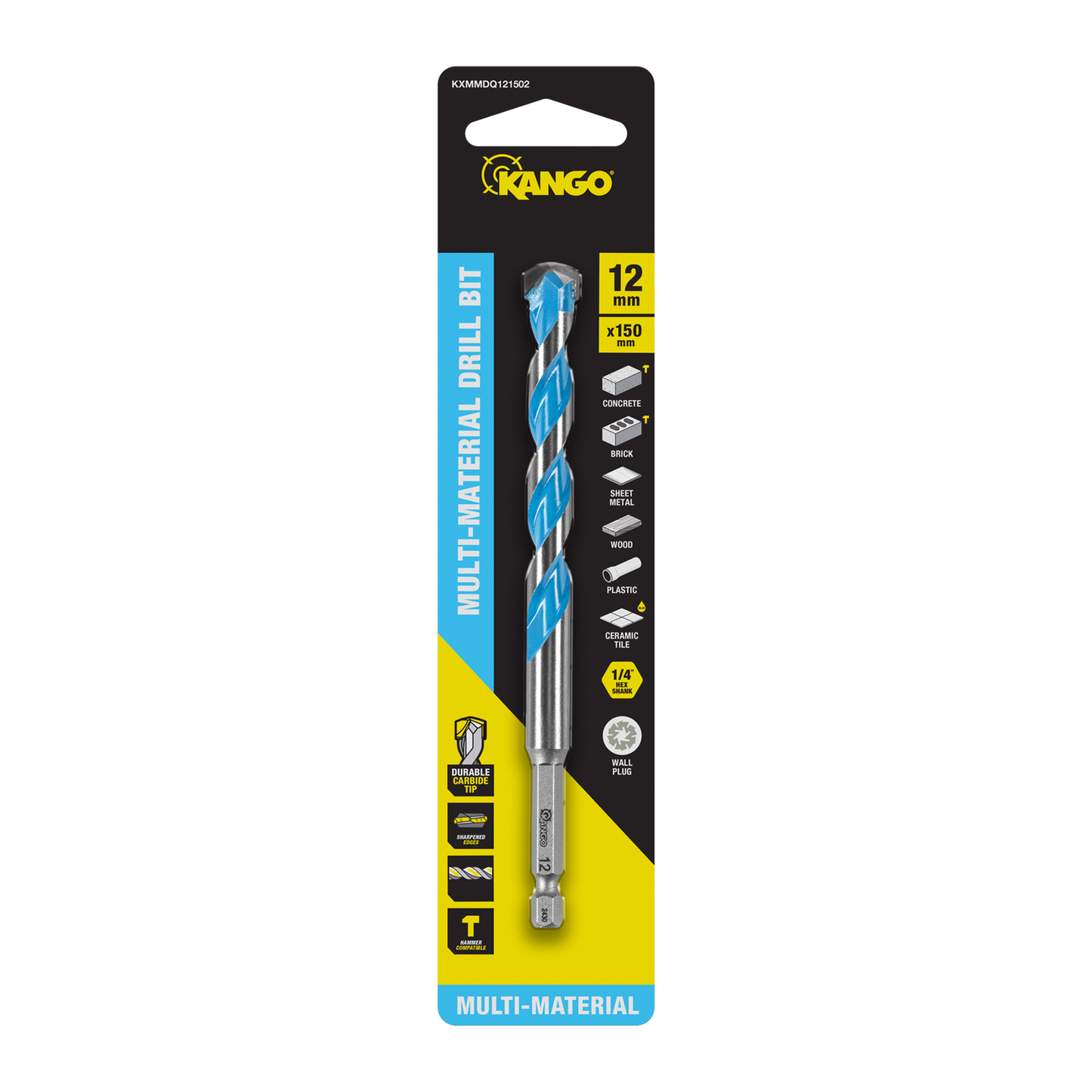 Kango Multi Material Drill Bit - 12mm x 150mm