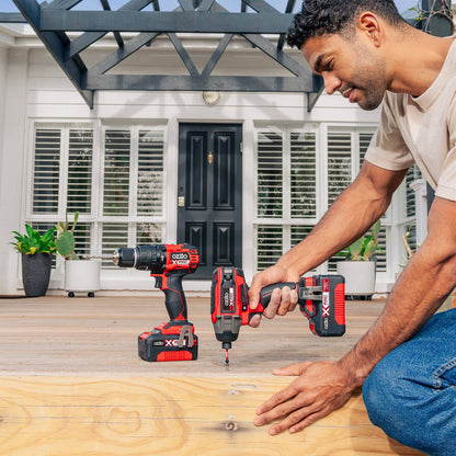Ozito PXC 18V Brushless Hammer Drill and Impact Driver Kit - 4.0Ah