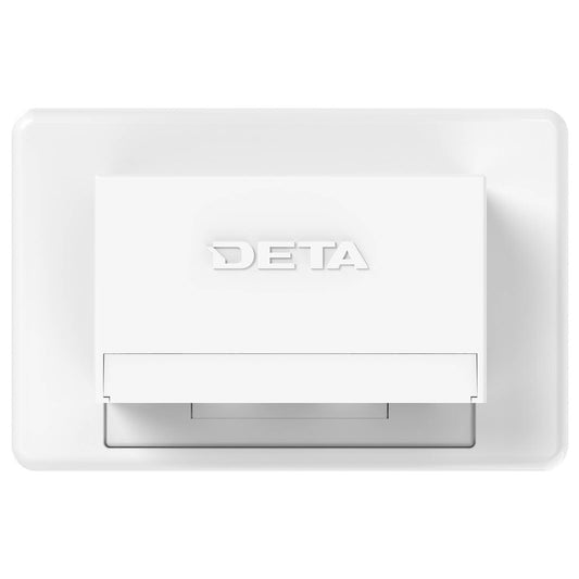 Deta Entertainment Wall Plate - 3 Gang - 35 x 210 x 115mm - White
