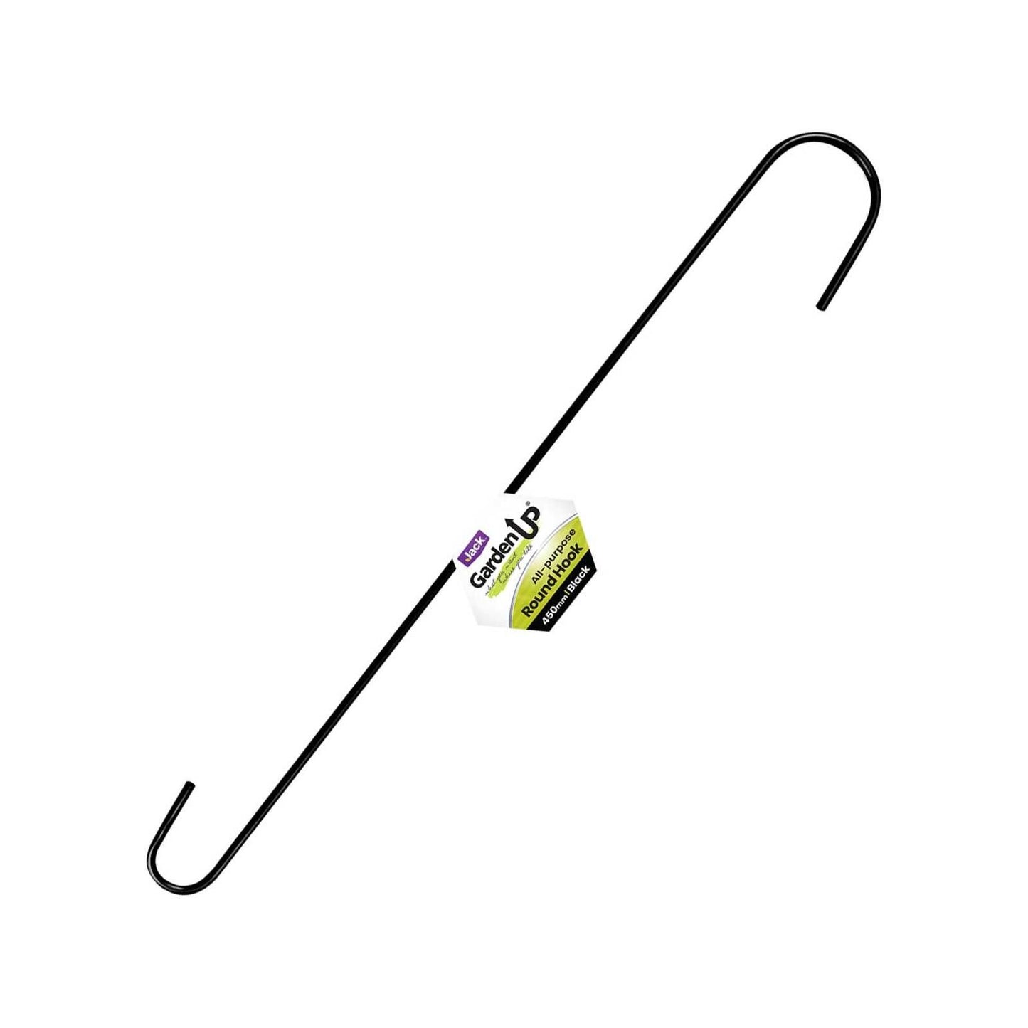 Jack Hanging Basket Hook - 450mm - Black