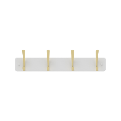 Mode Hat and Coat Rack - 4 Hooks - 450mm