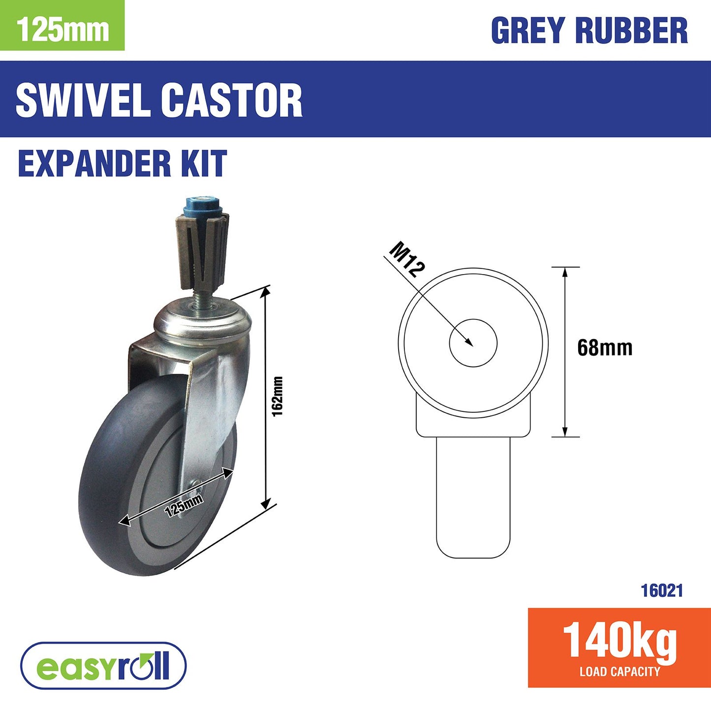 Easyroll Castor Expander Kit - 125mm