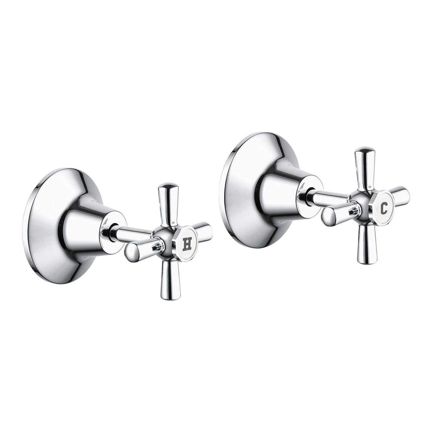Estilo Wall Top Assembly Set Chrome- Jumper Valve Spindle