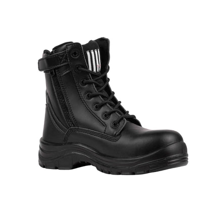 Shewear Considers Vegan Black Women's Safety Workboots - Size 10