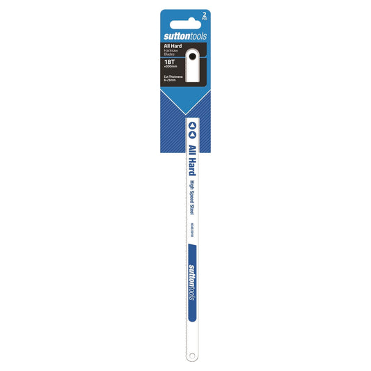 Sutton Tools Hacksaw Blade - 300mm - 18 TPI - 2 Pack