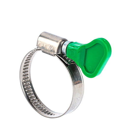 Holman Stainless Steel Hose Clamp with Butterfly Grip - 25-38mm