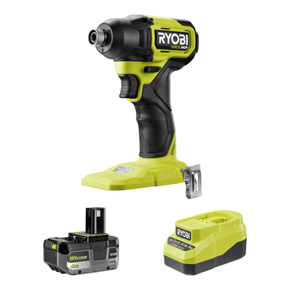 Ryobi HP Brushless Compact Impact Driver Kit - 18V ONE+ - 240Nm - 4Ah