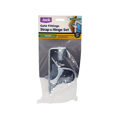 Whites Jack Strap and Hinge Set - Round Post - 25NB