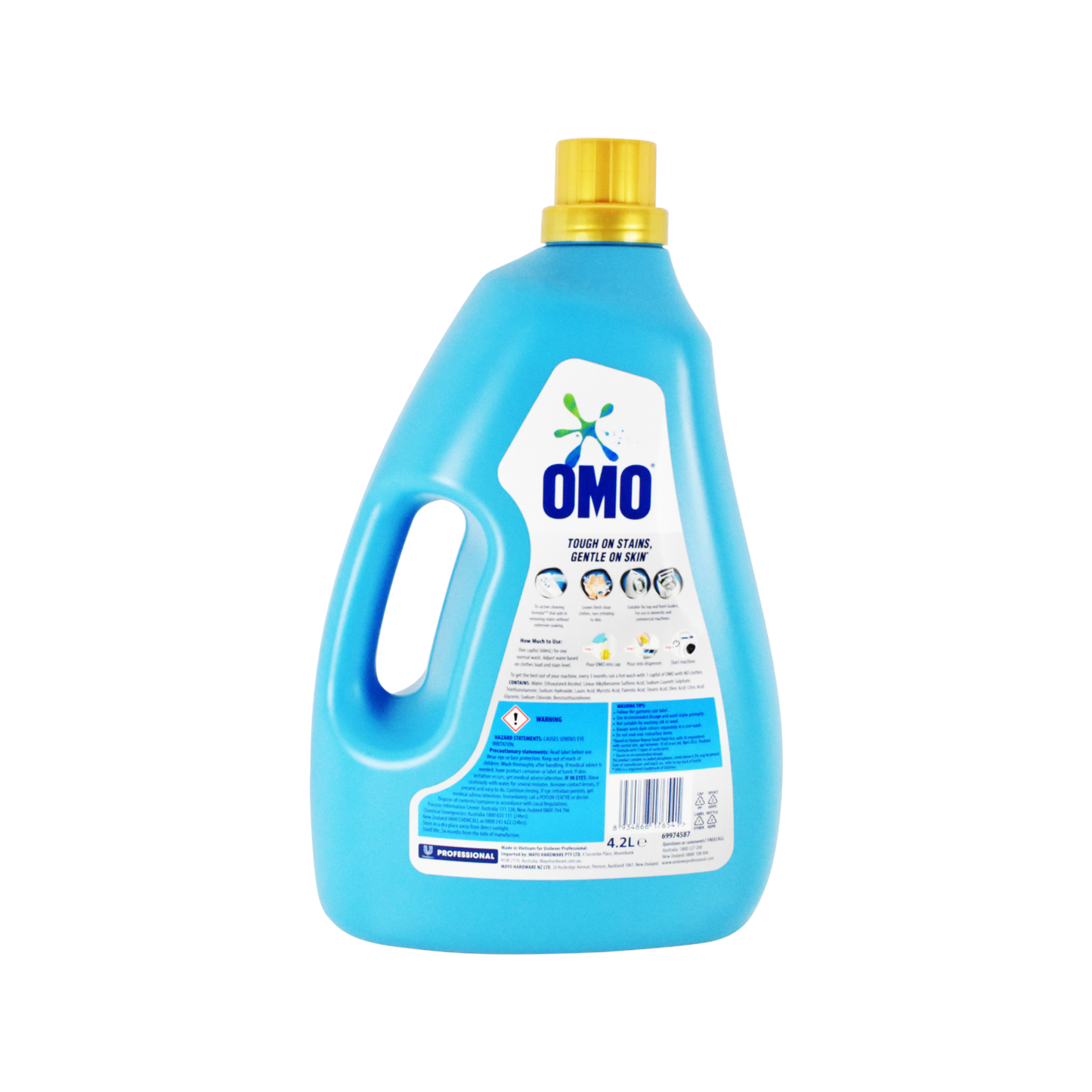 OMO Fragrance Free Professional Laundry Liquid - 4.2L