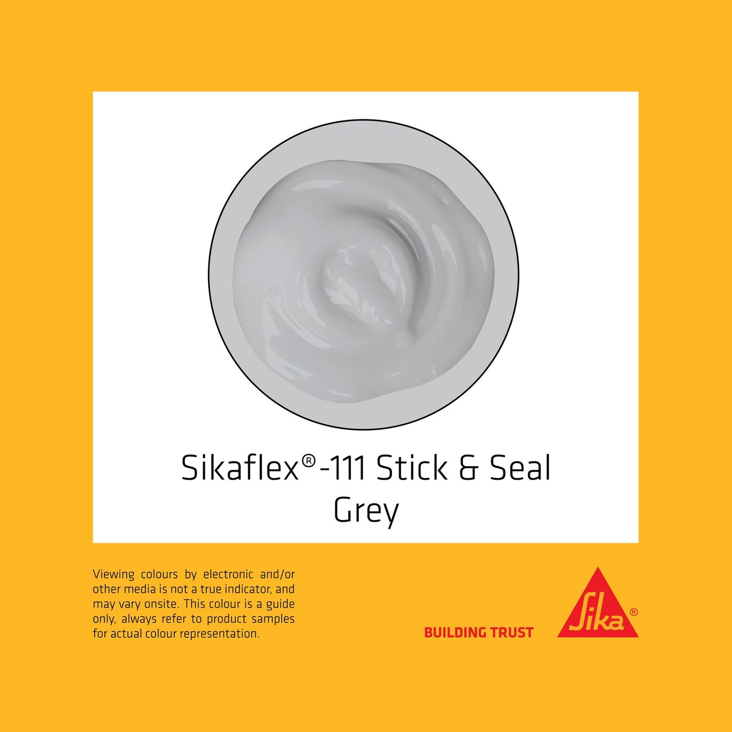Sika Sikaflex 111 Construction Adhesive - 290ml - Grey