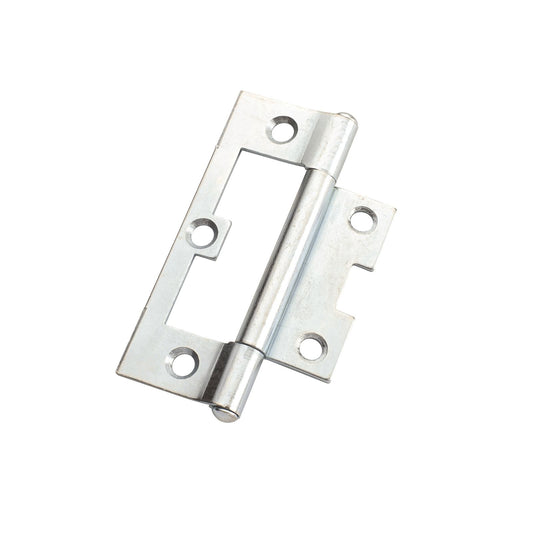 Lane 90mm Zinc Plated Fixed Pin Easy Fit Hinge - 20 Pack