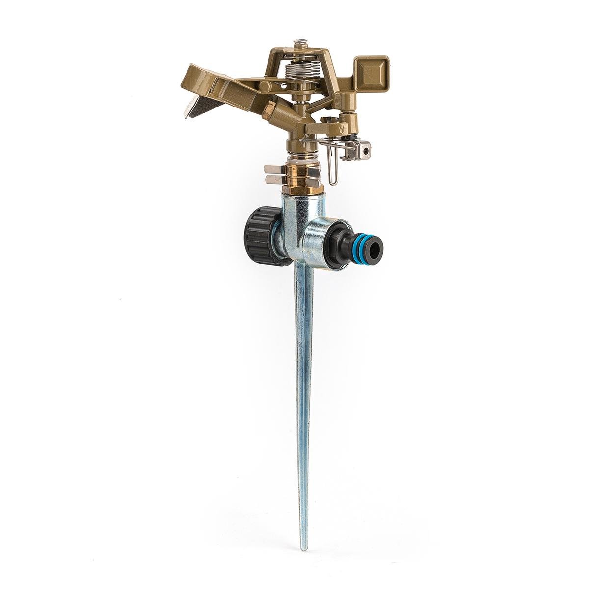 Holman Impact Sprinkler - 12mm - Metal - Adjustable Distance Control