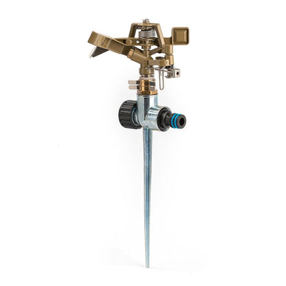 Holman Impact Sprinkler - 12mm - Metal - Adjustable Distance Control
