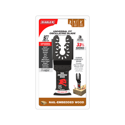 Diablo Bi Metal Multi Tool Blades - 32mm - 3 Pack