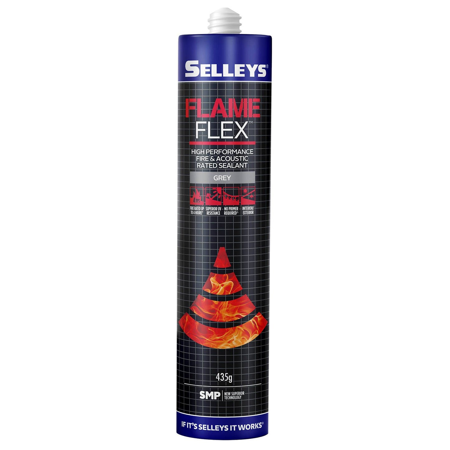 Selleys Flame Flex Sealant - 435g - Grey