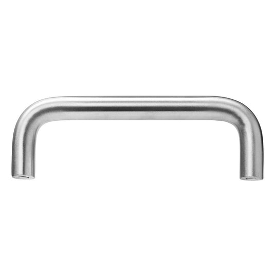 Lemaar D Pull Handle 150 x 16mm Satin Stainless Steel DDA Compliant