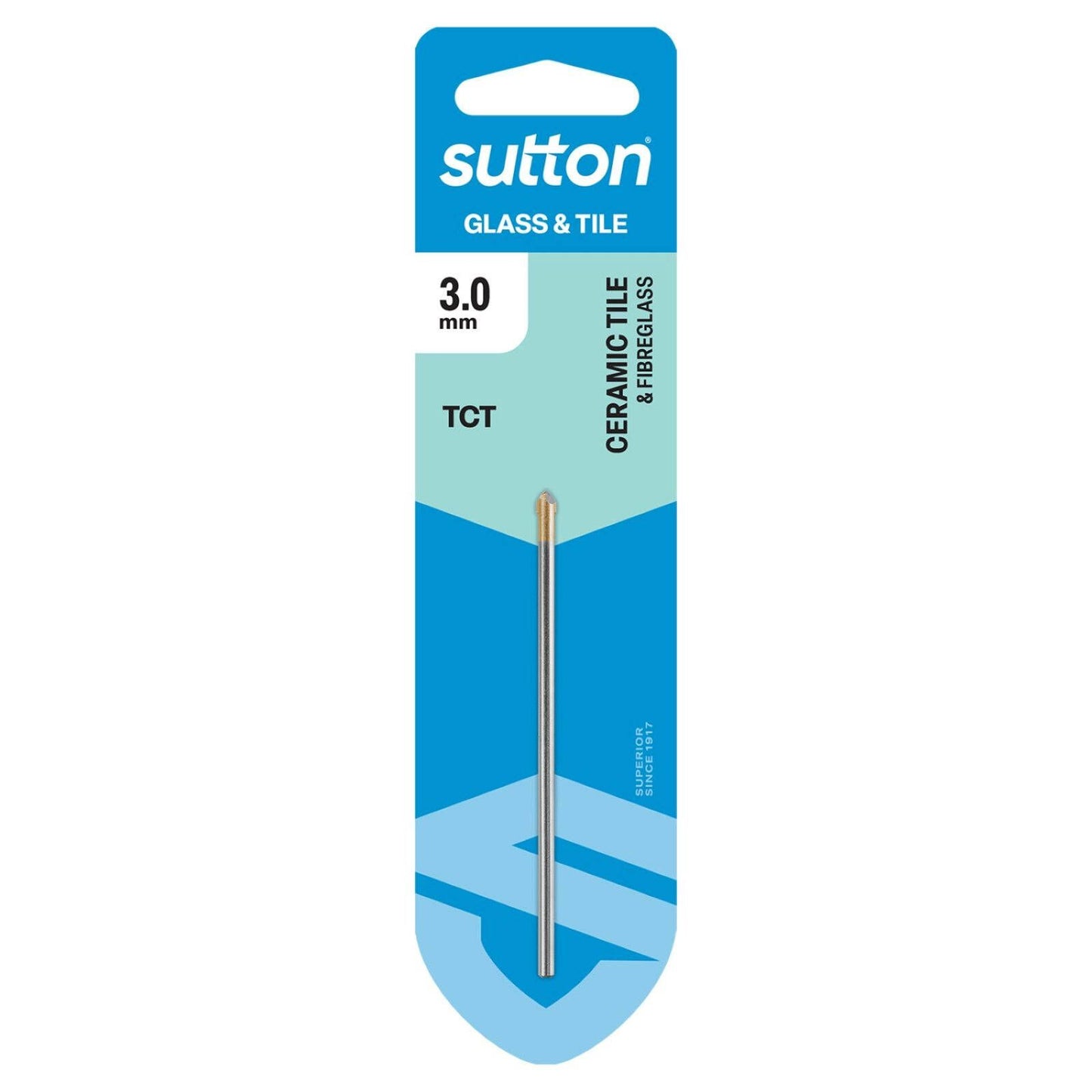 Sutton Tools Glass and Tile Drill Bit - 3.0mm