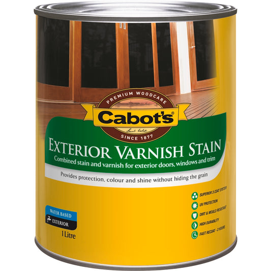 Cabot Exterior Varnish Stain - 1L