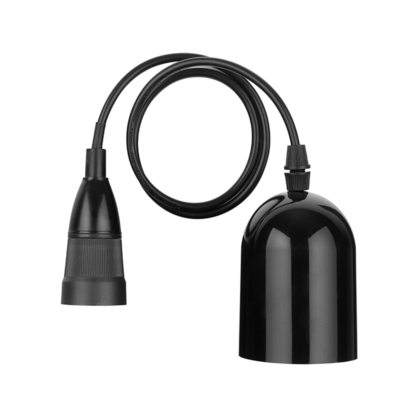 Brilliant Black DIY Pendant Light Suspension Kit - 690mm
