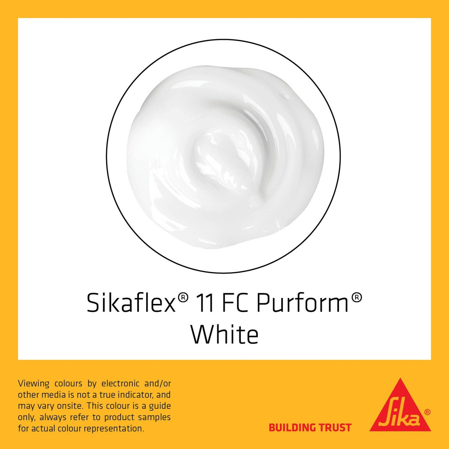 Sika Sikaflex 11 FC Purform Adhesive Sealant - 300ml - White