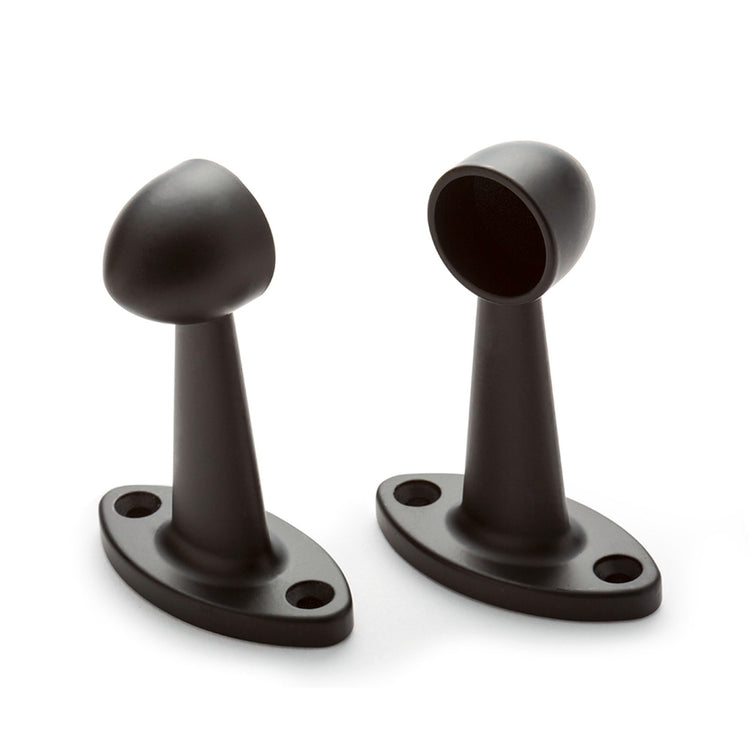 Sandleford 19mm Black Fitting Rod Pillar End 2 Pack