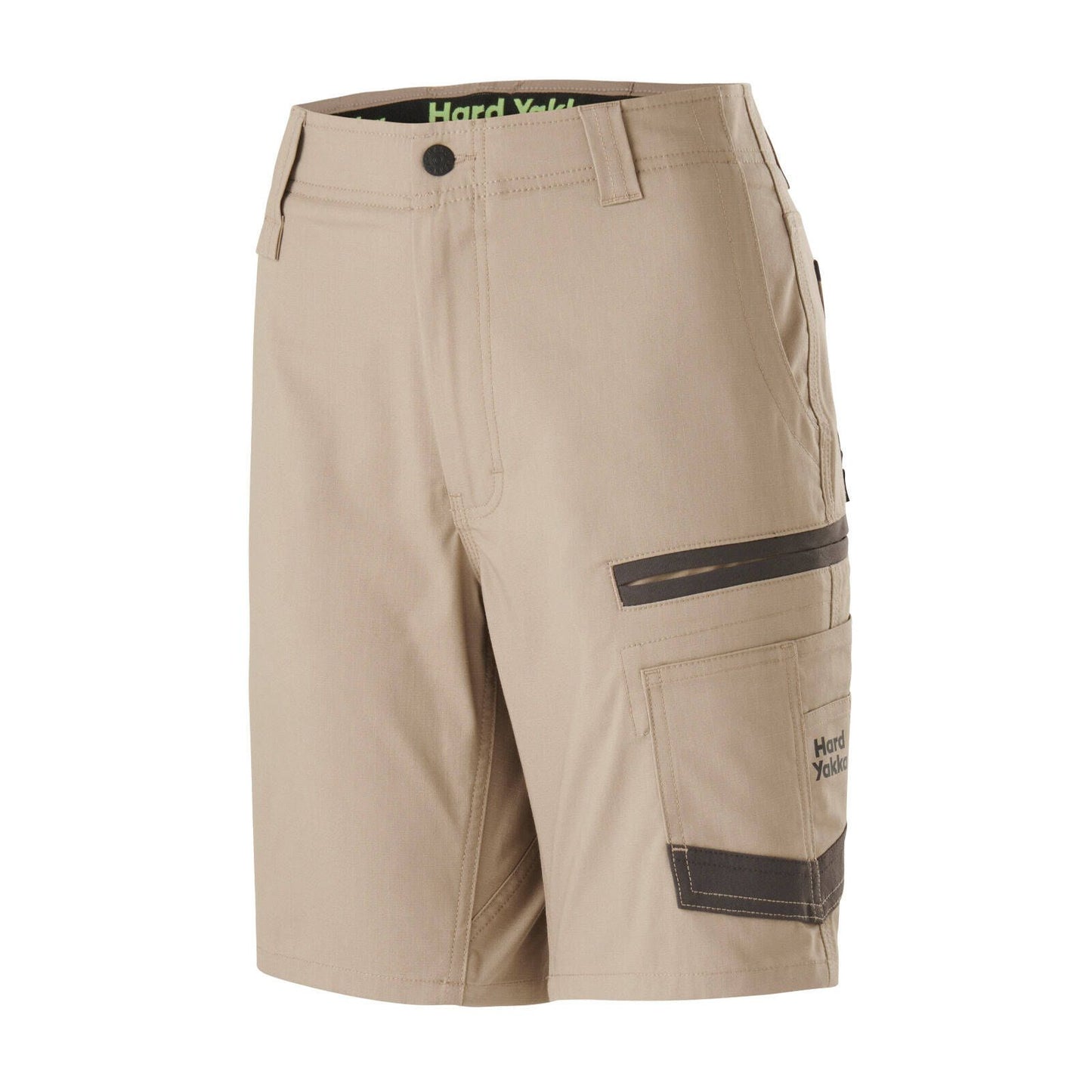Hard Yakka Women's Raptor Mid Shorts - Size 12 - Desert