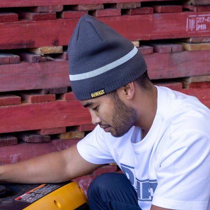 Dewalt Black Reflective Beanie