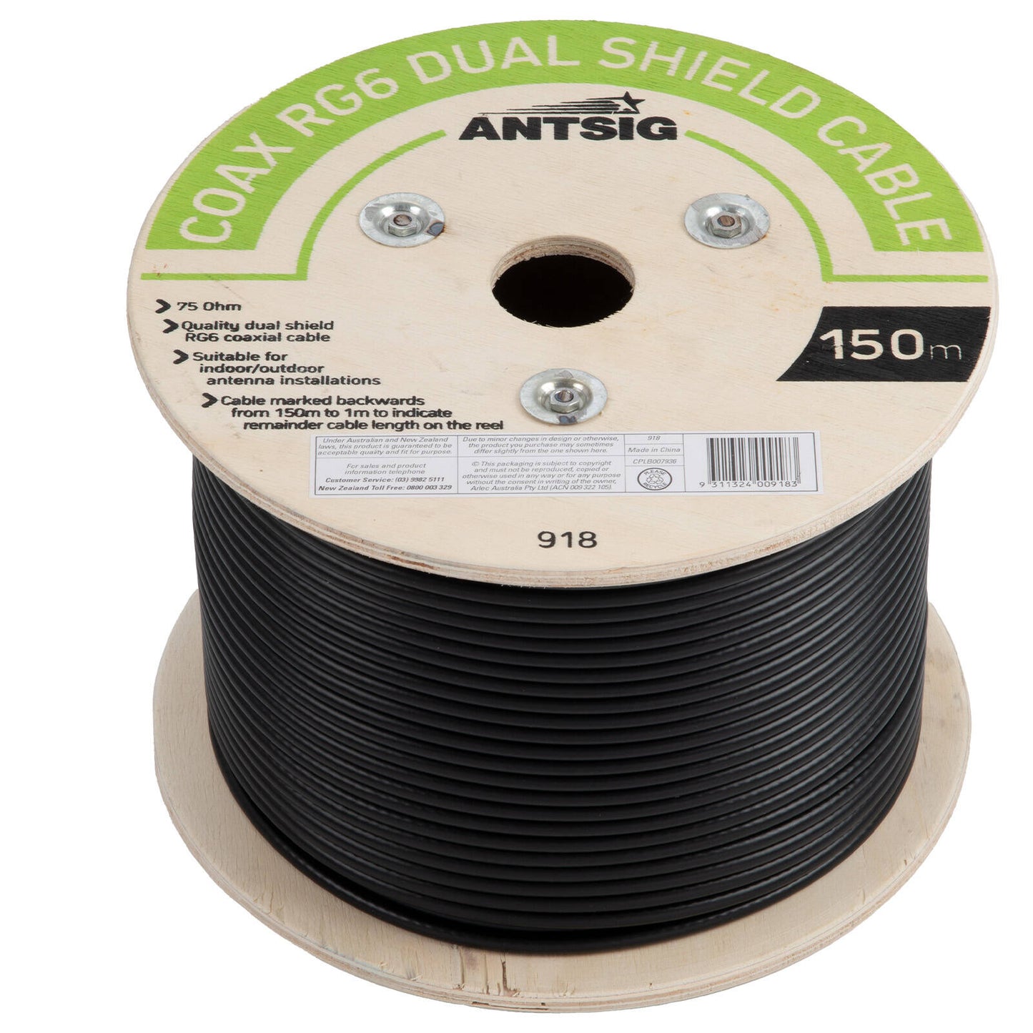 Antsig RG6 Coaxial Cable - Per Metre