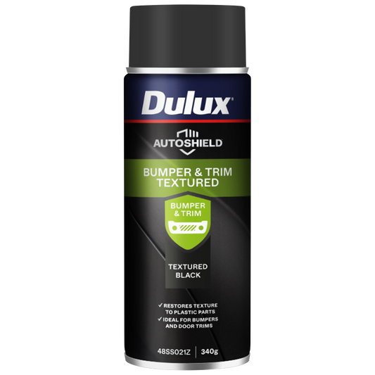 Dulux Autoshield Spray Paint - 340g - Textured Black Bumper