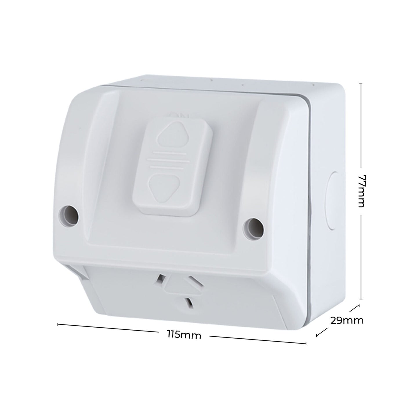 Deta Single Weatherproof Power Point