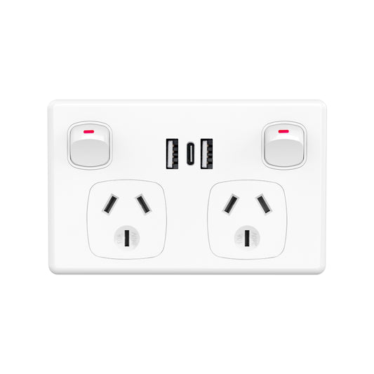 Cordtech Twin USB Powerpoint