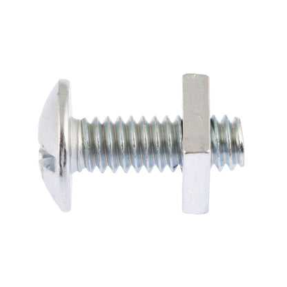 Zenith Mushroom Head Bolt & Nut - 1/4 x 20mm - 50 Pack