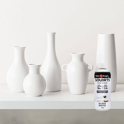 White Knight Squirts Gloss White Spray Paint - 310g