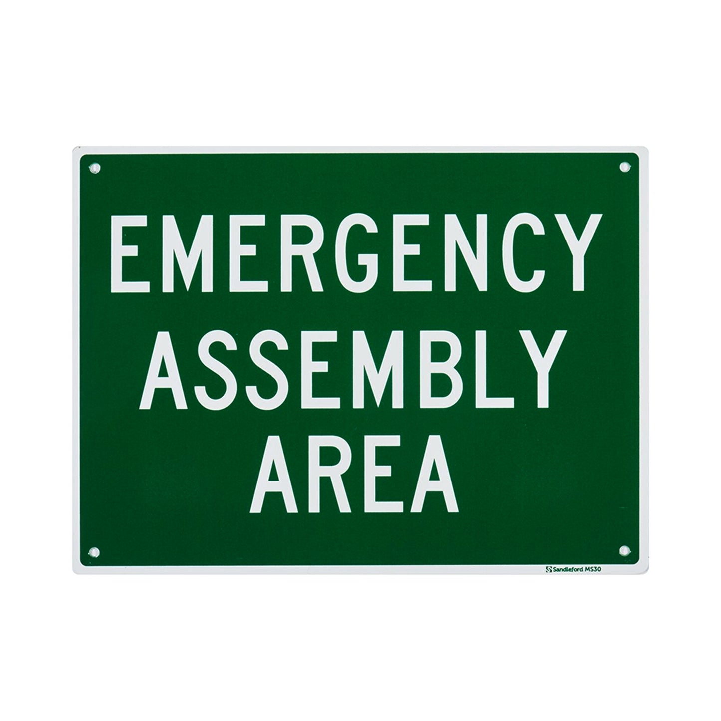 Sandleford Emergency Assembly Point Sign - 300 x 225mm