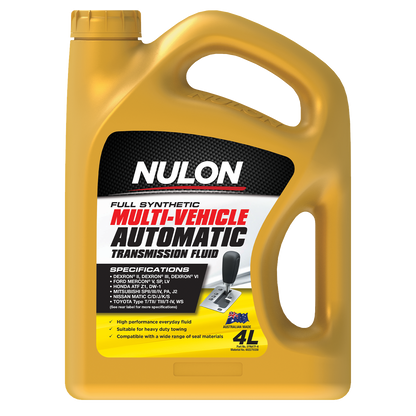 Nulon Full Synthetic Muti-Vehicle Automatic Transmission Fluid - 4L