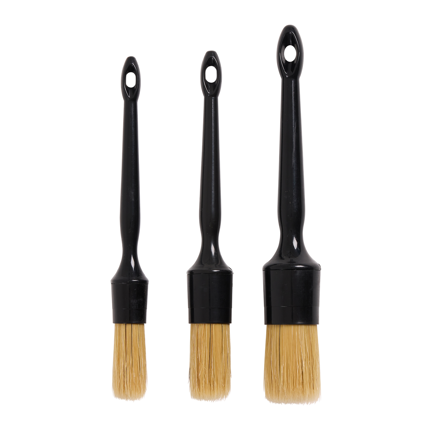 All Set Detailing Brush Set - 12mm, 16mm, 20mm - 3 Piece