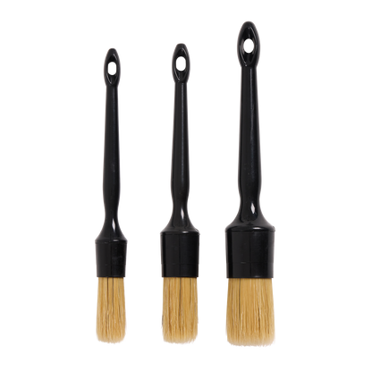 All Set Detailing Brush Set - 12mm, 16mm, 20mm - 3 Piece