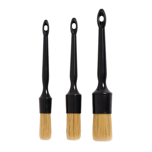 All Set Detailing Brush Set - 12mm, 16mm, 20mm - 3 Piece