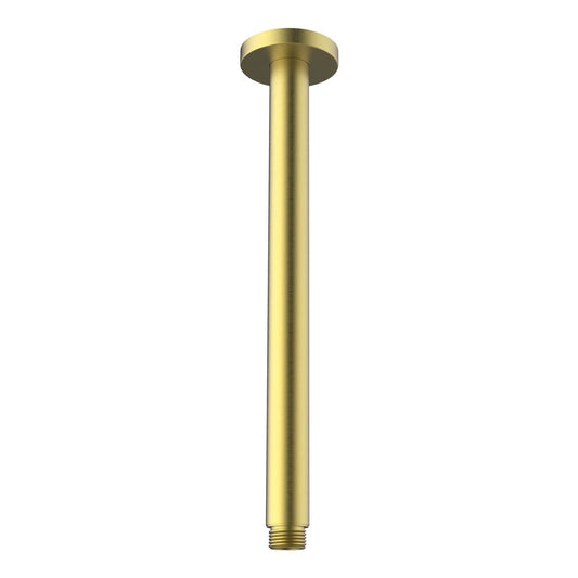 Mondella Horizontal Shower Arm - 300mm - Brushed Brass